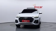 2021 Audi Q5 45 TFSI Quattro Premium, белый — фото 3
