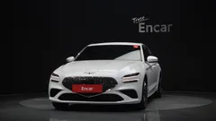2023 Genesis G70 Gasoline 2.0T 2WD, белый — фото 3