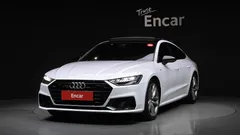 2022 Audi A7 55 TFSI Quattro Premium, белый — фото 1