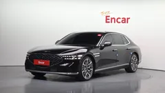 2023 Genesis G90 Gasoline 3.5 Turbo e-S/C AWD, чёрный — фото 1