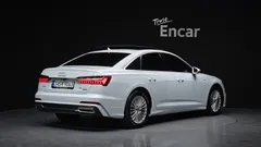 2021 Audi A6 45 TFSI Quattro Premium, белый — фото 2