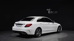 2021 Mercedes-Benz C-Class C200 AMG Line, белый — фото 2