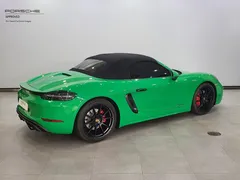 2021 Porsche 718 4.0 GTS, зелёный — фото 2