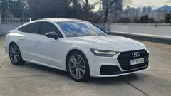 2022 Audi A7 55 TFSI Quattro Premium, белый — фото 2