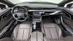 2021 Audi A8 55 TFSI Quattro LWB, чёрный — фото 7