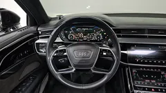 2021 Audi A8 55 TFSI Quattro LWB, чёрный — фото 13