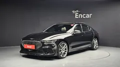 2021 Genesis G70 Gasoline 2.0T 2WD, чёрный — фото 1