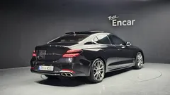 2021 Genesis G70 Gasoline 2.0T 2WD, чёрный — фото 2
