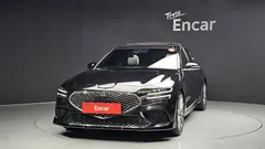 2021 Genesis G70 Gasoline 2.0T 2WD, чёрный — фото 3
