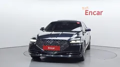 2021 Genesis G90 3.8 AWD, синий — фото 3