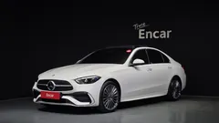 2022 Mercedes-Benz C-Class C300 AMG Line, белый — фото 1
