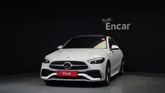 2022 Mercedes-Benz C-Class C300 AMG Line, белый — фото 3