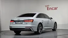 2021 Audi A6 45 TFSI Quattro Premium, белый — фото 2
