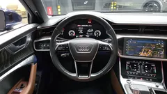 2021 Audi A6 40 TDI Quattro Premium, синий — фото 13