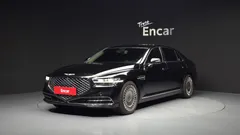 2021 Genesis G90 3.8 AWD, чёрный — фото 1