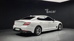 2021 Genesis G70 Gasoline 2.0T 2WD, белый — фото 2