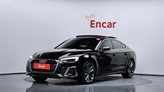 2022 Audi A5 40 TFSI Quattro Premium Sportback, чёрный — фото 1