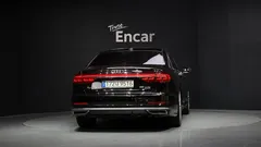 2021 Audi A8 55 TFSI Quattro LWB, чёрный — фото 4