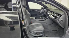2021 Audi A8 55 TFSI Quattro LWB, чёрный — фото 11