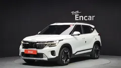 2023 Kia Seltos Gasoline 1.6 Turbo 2WD, белый — фото 1
