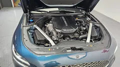 2021 Genesis G70 Gasoline 3.3T 2WD, синий — фото 6