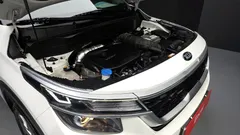 2022 Kia Seltos Gasoline 1.6 Turbo 2WD, белый — фото 6