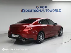 2021 Genesis G70 Gasoline 2.0T 4WD, красный — фото 2