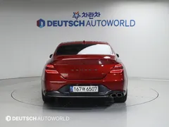 2021 Genesis G70 Gasoline 2.0T 4WD, красный — фото 4