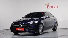 2022 Mercedes-Benz C-Class C300 AMG Line, синий — фото 1