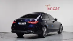 2022 Mercedes-Benz C-Class C300 AMG Line, синий — фото 2