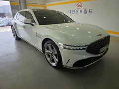 2022 Genesis G90 Gasoline 3.5 Turbo AWD, белый — фото 3