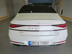 2022 Genesis G90 Gasoline 3.5 Turbo AWD, белый — фото 5