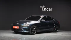 2021 Genesis G70 Gasoline 2.0T 2WD, синий — фото 1
