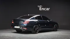 2021 Genesis G70 Gasoline 2.0T 2WD, синий — фото 2