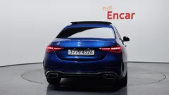 2023 Mercedes-Benz C-Class C300 4MATIC AMG Line, синий — фото 4