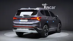 2021 Hyundai Santafe Diesel 2.2 4WD, серый — фото 2