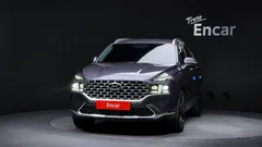 2021 Hyundai Santafe Diesel 2.2 4WD, серый — фото 3