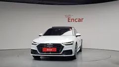 2021 Audi A7 55 TFSI Quattro Premium, белый — фото 3