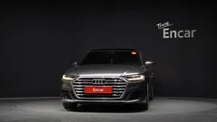 2021 Audi A8 50 TDI Quattro LWB, чёрный — фото 3