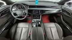 2021 Audi A8 50 TDI Quattro LWB, чёрный — фото 7