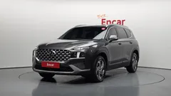 2021 Hyundai Santafe Diesel 2.2 2WD, серый — фото 1