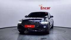 2021 Genesis G90 3.8 AWD, синий — фото 3