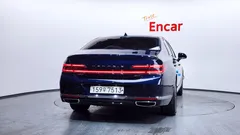 2021 Genesis G90 3.8 AWD, синий — фото 4