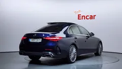2022 Mercedes-Benz C-Class C300 AMG Line, синий — фото 2