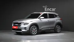 2022 Kia Seltos Gasoline 1.6 Turbo 2WD, серебристый — фото 1