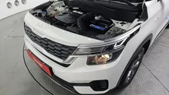 2022 Kia Seltos Gasoline 1.6 Turbo 2WD, белый — фото 6