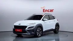 2022 Hyundai Kona Gasoline 1.6 Turbo 2WD, белый — фото 1