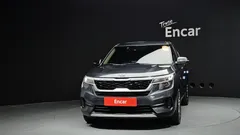 2022 Kia Seltos Gasoline 1.6 Turbo 2WD, серый — фото 3