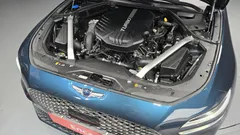 2021 Genesis G70 Gasoline 3.3T 4WD, синий — фото 6