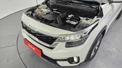 2023 Kia Seltos Gasoline 1.6 Turbo 2WD, белый — фото 6